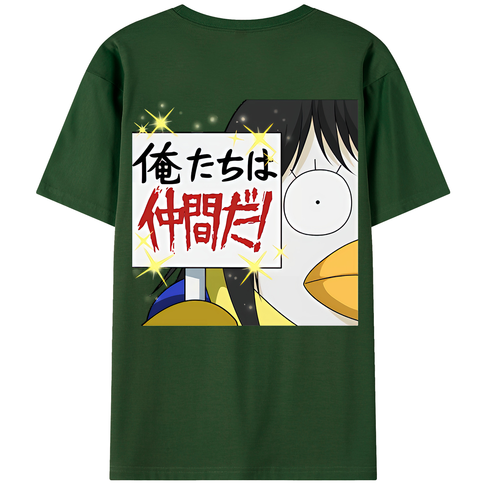 （画像用） ぎんたま 坂田銀時（さかたぎんとき） 神楽 志村新八（しむら しんぱち） GINTAMA Sakata Gintoki Kagura Shimura Shinpachi 綿100％半袖Tシャツ（背面プリント）